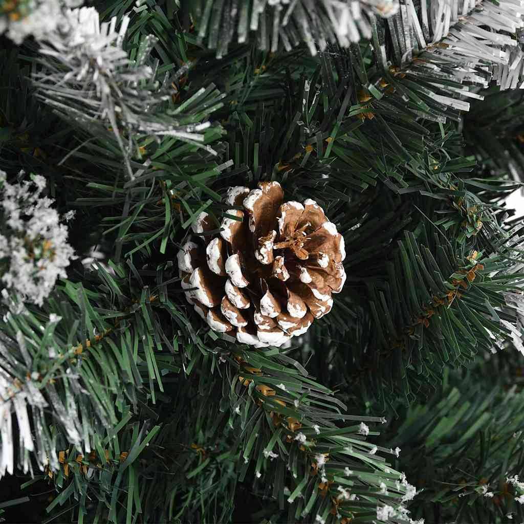 Sapin de Noël | Arbre de Noël artificiel Vert 240 cm PVC, plastique et acier Maison Chic - Image 8