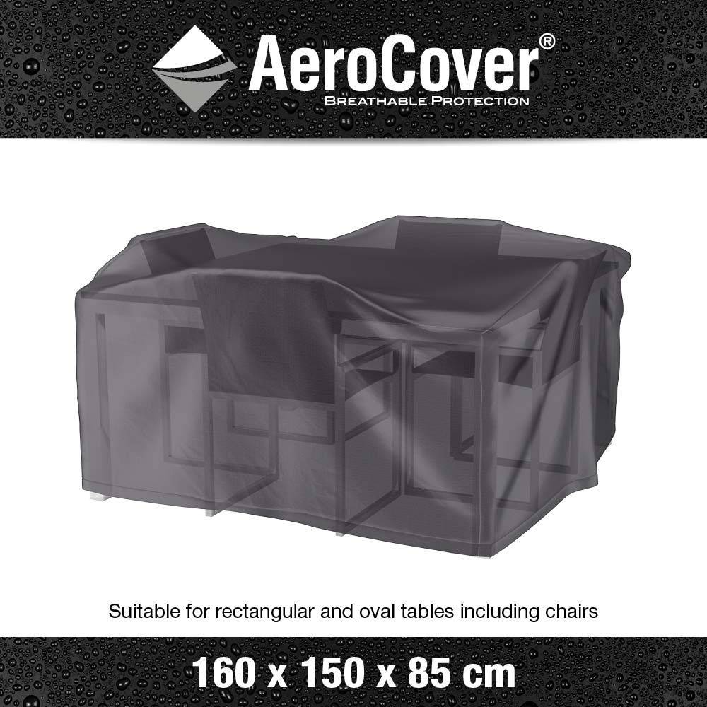 Housse de protection respirante pour table de jardin Pour table 160x150xH85 cm - Image 4