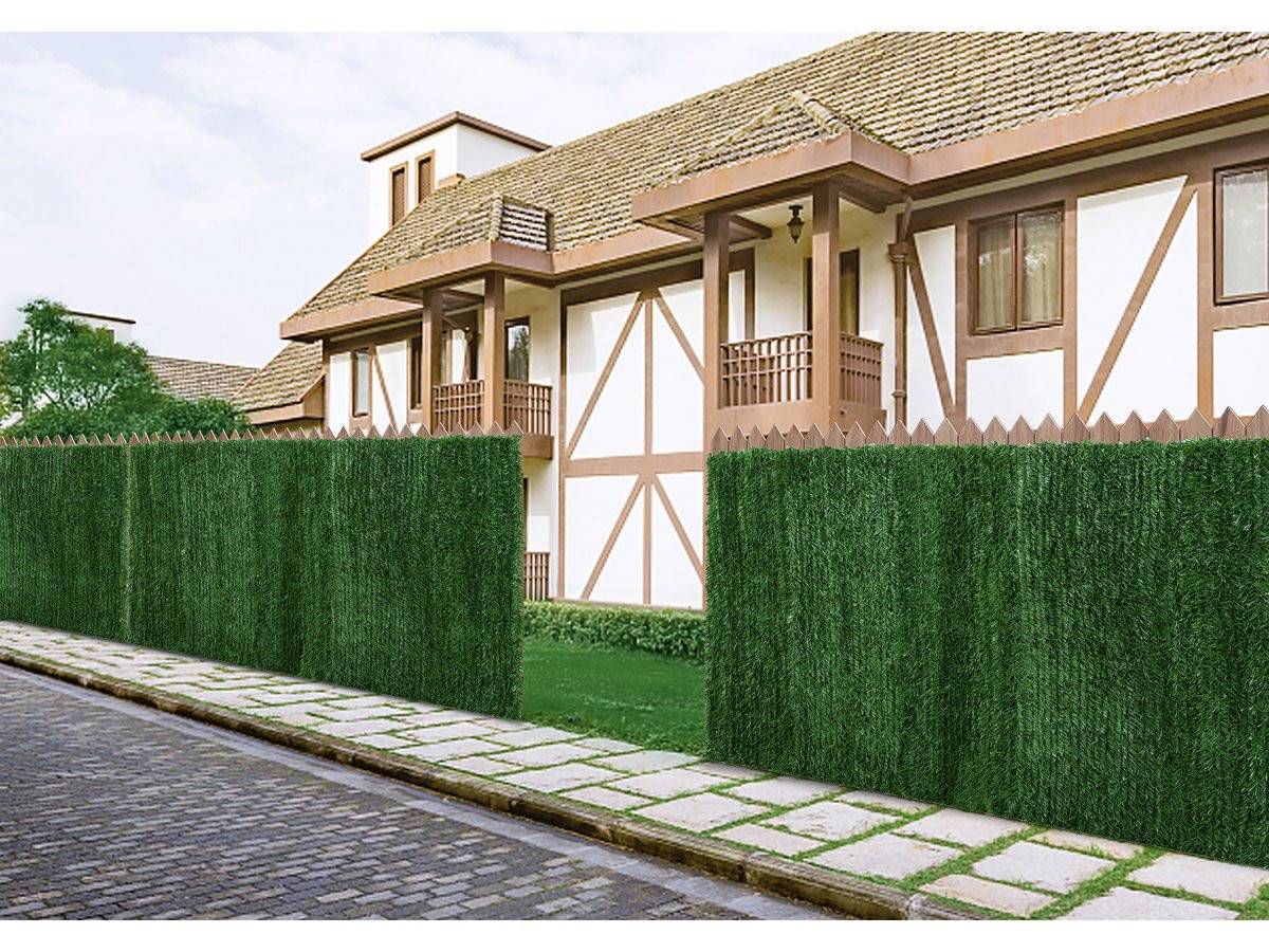 Lot De 2 Haies Artificielles - 300 X 150 Cm -habitat Et Jardin - Image 2