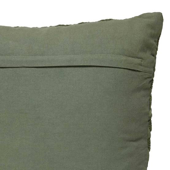 Coussin Déco Jacquard "Lethon" 50x50cm Vert Clair - Image 3