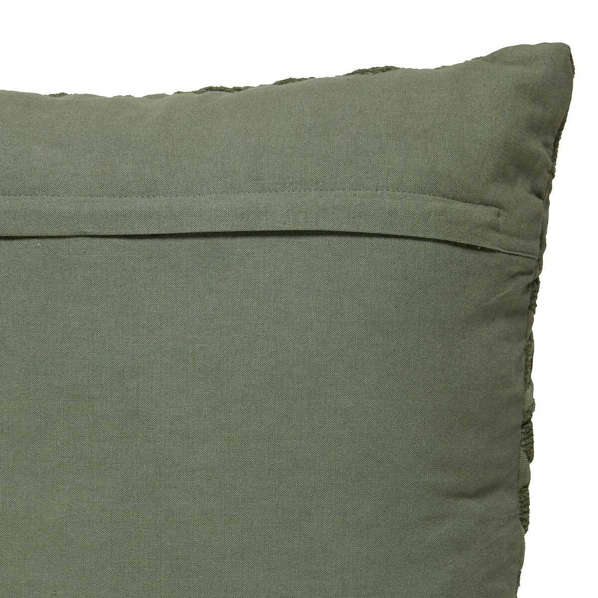 Coussin Déco Jacquard "Lethon" 50x50cm Vert Clair - Image 3