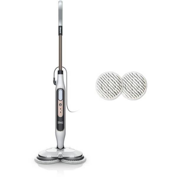 Balai - Nettoyeur Vapeur SHARK S8201EU Steam Mop - Balai Vapeur Automatique - 2 tampons rotatifs - 3 réglages vapeur - Elimine taches et saleté - Image 2