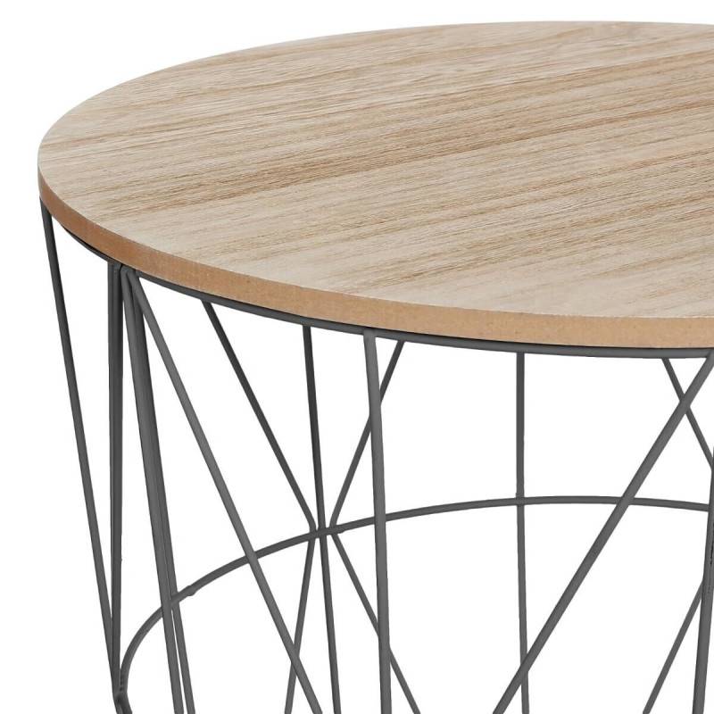 Table d'appoint D40 Kumi noir Atmosphera - Image 2