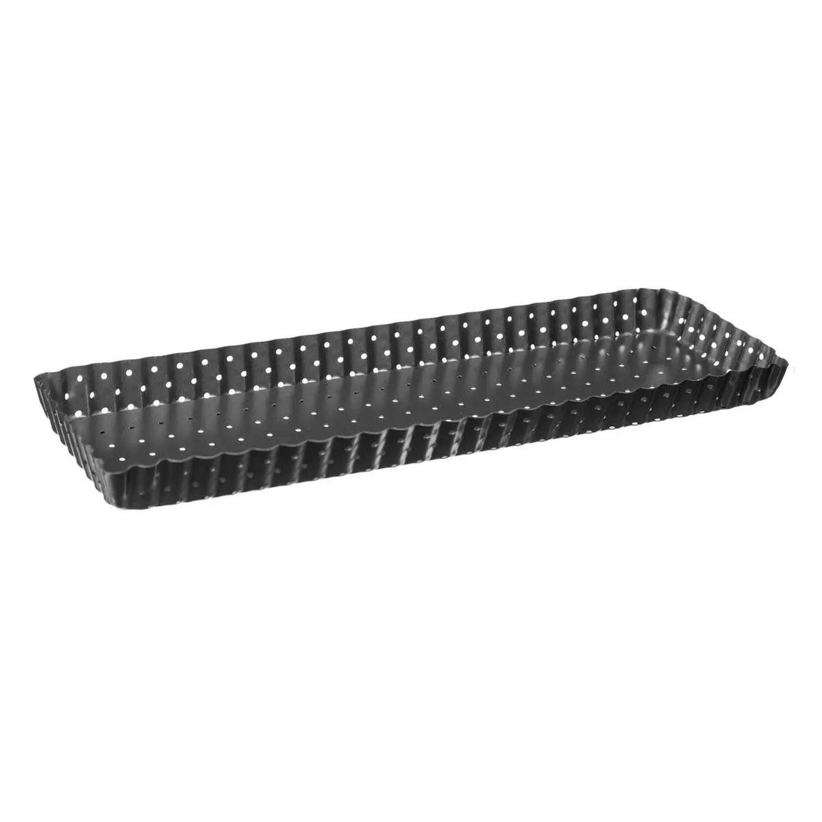 Moule Rectangulaire en Métal "Amovible" 35cm Gris - Image 1