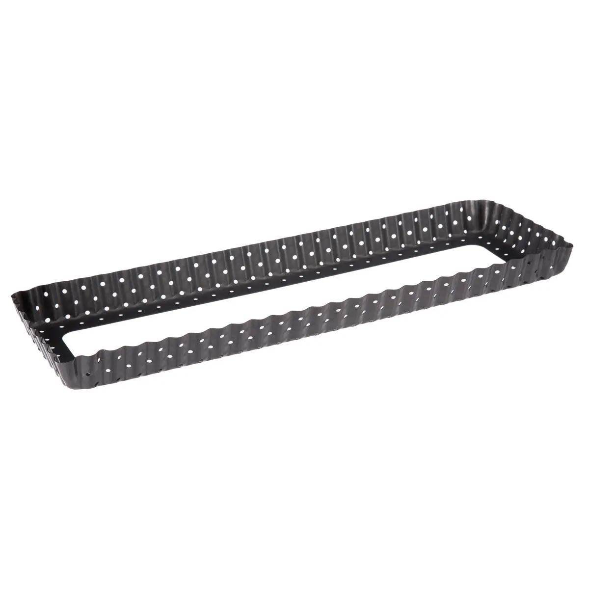 Moule Rectangulaire en Métal "Amovible" 35cm Gris - Image 3