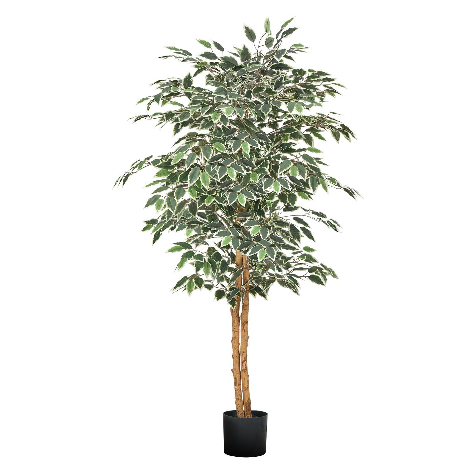 VEVOR Arbre Artificiel Plante Artificielle Faux Ficus 1,5 m Décoration Intérieur - Image 1