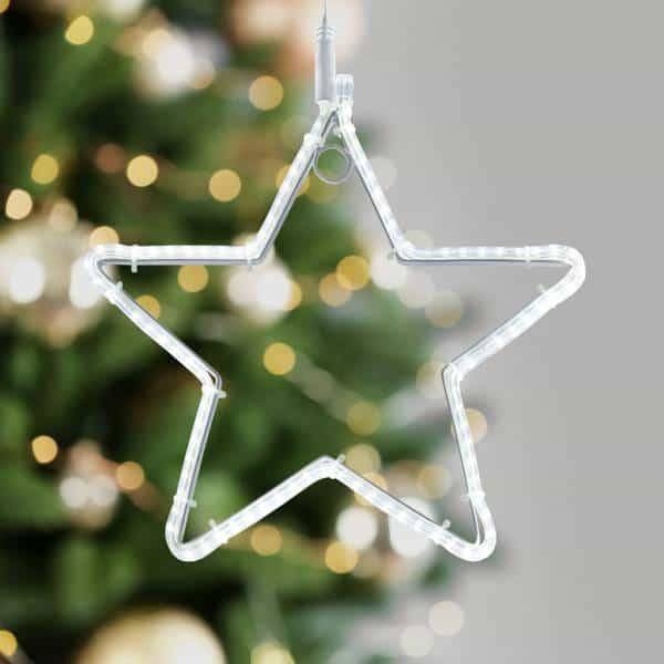 Lotti - Etoile lumineuse 30CM 96 LED blanc froid flash extérieur IP44 Lotti - Image 5