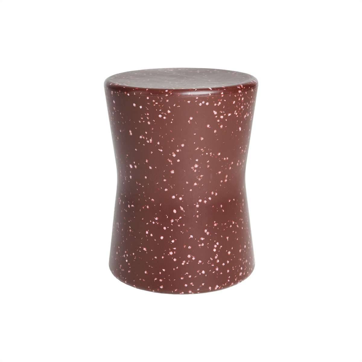 Tabouret marron plastique - Image 1
