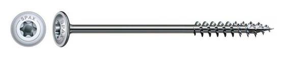 Vis bois SPAX tête disque Wirox 8x400 mm Filetage partiel - Boite de 50 - 251010804005