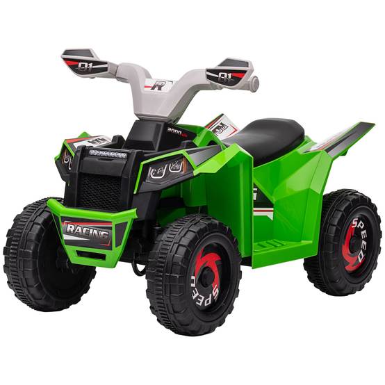 Quad électrique pour enfants véhicule à batterie 6V avec marche avant et arrière 70L x 41,5l x 48,5H cm Vert - Image 2