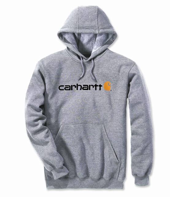 Sweatshirt CARHARTT Signature Logo Gris chiné T.XS - 100074-034-XS