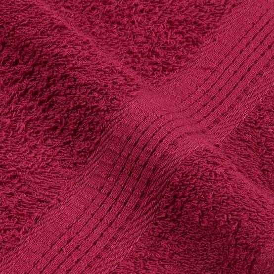 Serviettes de douche FROGN 4 pcs bordeaux 70x140cm 360 g/m² Maison Chic - Image 7