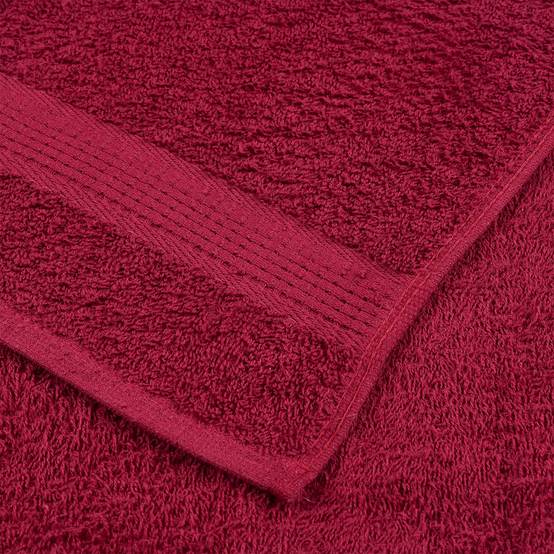 Serviettes de douche FROGN 4 pcs bordeaux 70x140cm 360 g/m² Maison Chic - Image 6