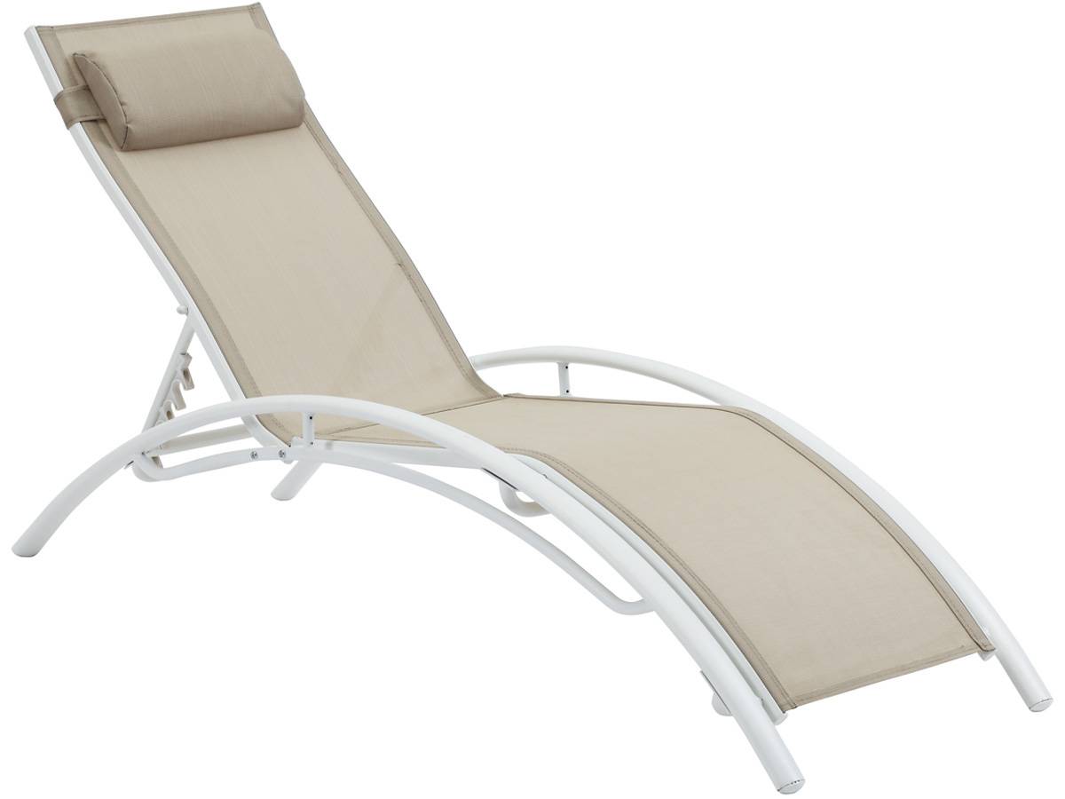 Habitat Et Jardin - Bain De Soleil En Aluminium "beauty" - Phoenix - Beige - Lot De 2 -habitat Et Jardin - Image 2