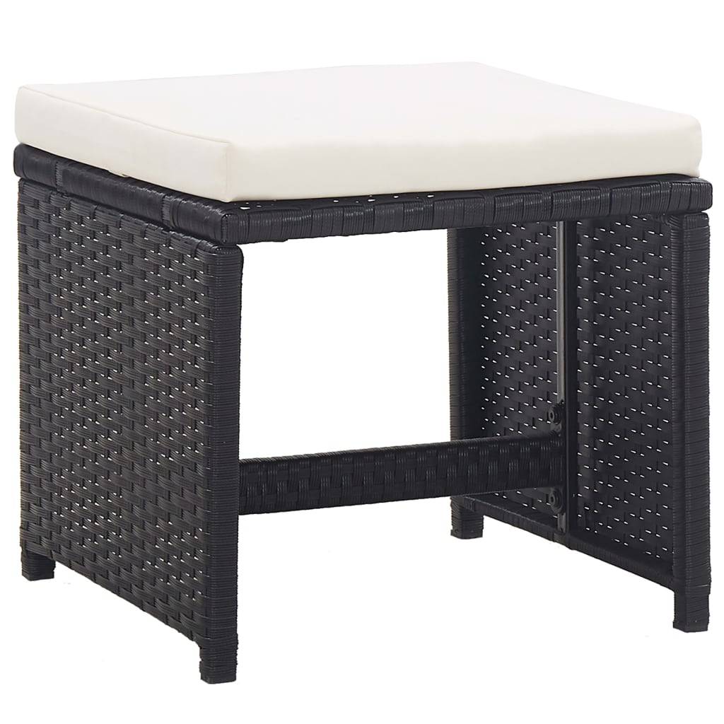 Vidaxl - Ensemble à manger d’extérieur 11 pcs coussins résine tressée vidaXL 42523 - Image 6