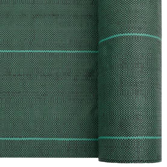 Toile de Paillage Polypropylène pour Jardin Potager Bloque Mauvaises Herbes 0,5x25 m Vert - ComfortXL Outdoor Living - Image 4