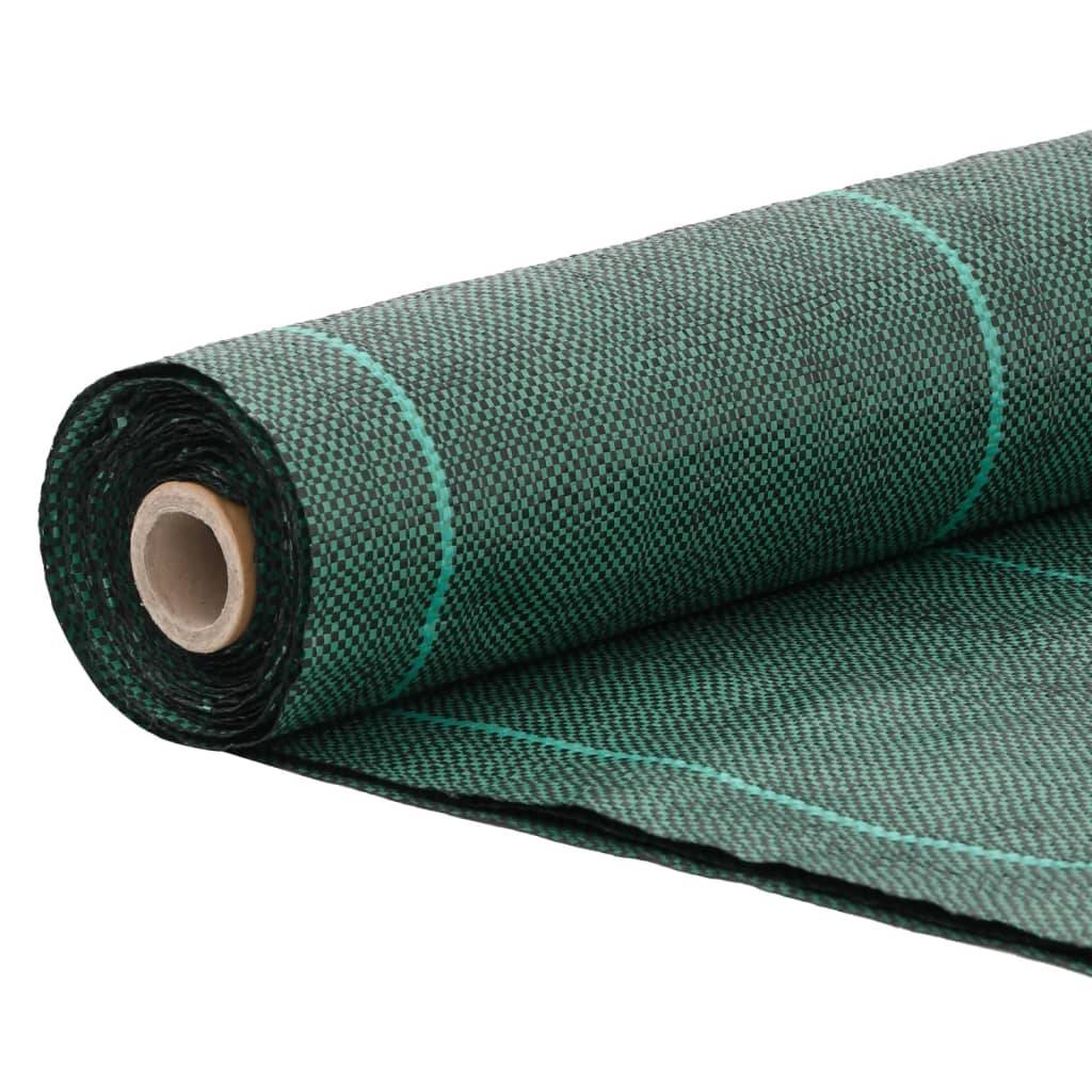 Toile de Paillage Polypropylène pour Jardin Potager Bloque Mauvaises Herbes 0,5x25 m Vert - ComfortXL Outdoor Living - Image 3