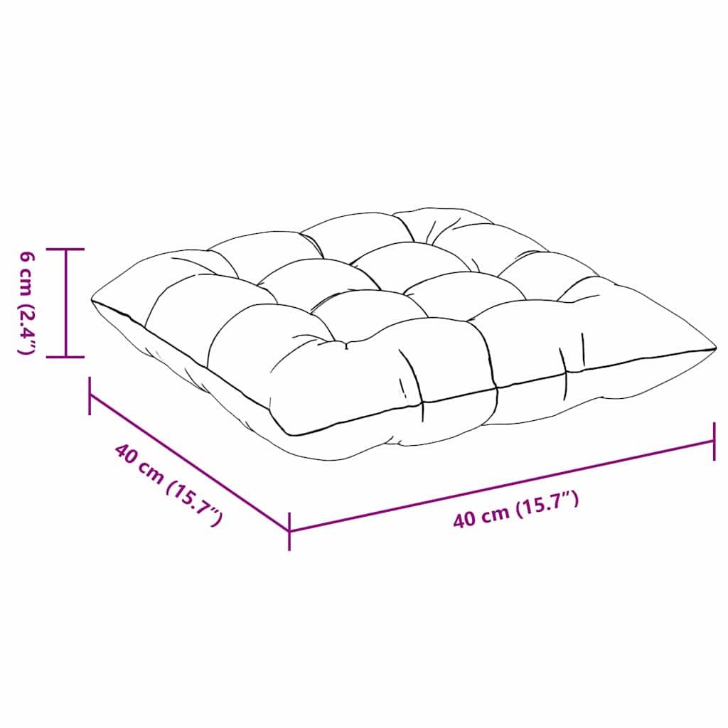 Galettes de Chaise Velours Côtelé Housses Amovibles Lot de 4 pour Salon Gris Foncé 40x40x6 cm – ComfortXL Outdoor Living - Image 6