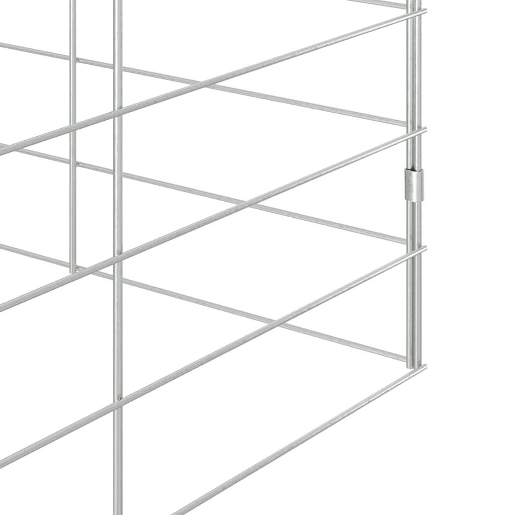 Vidaxl - Cage pour lapins Argenté 400 x 100 x 210 cm Acier galvanisé vidaXL 42019243 - Image 10