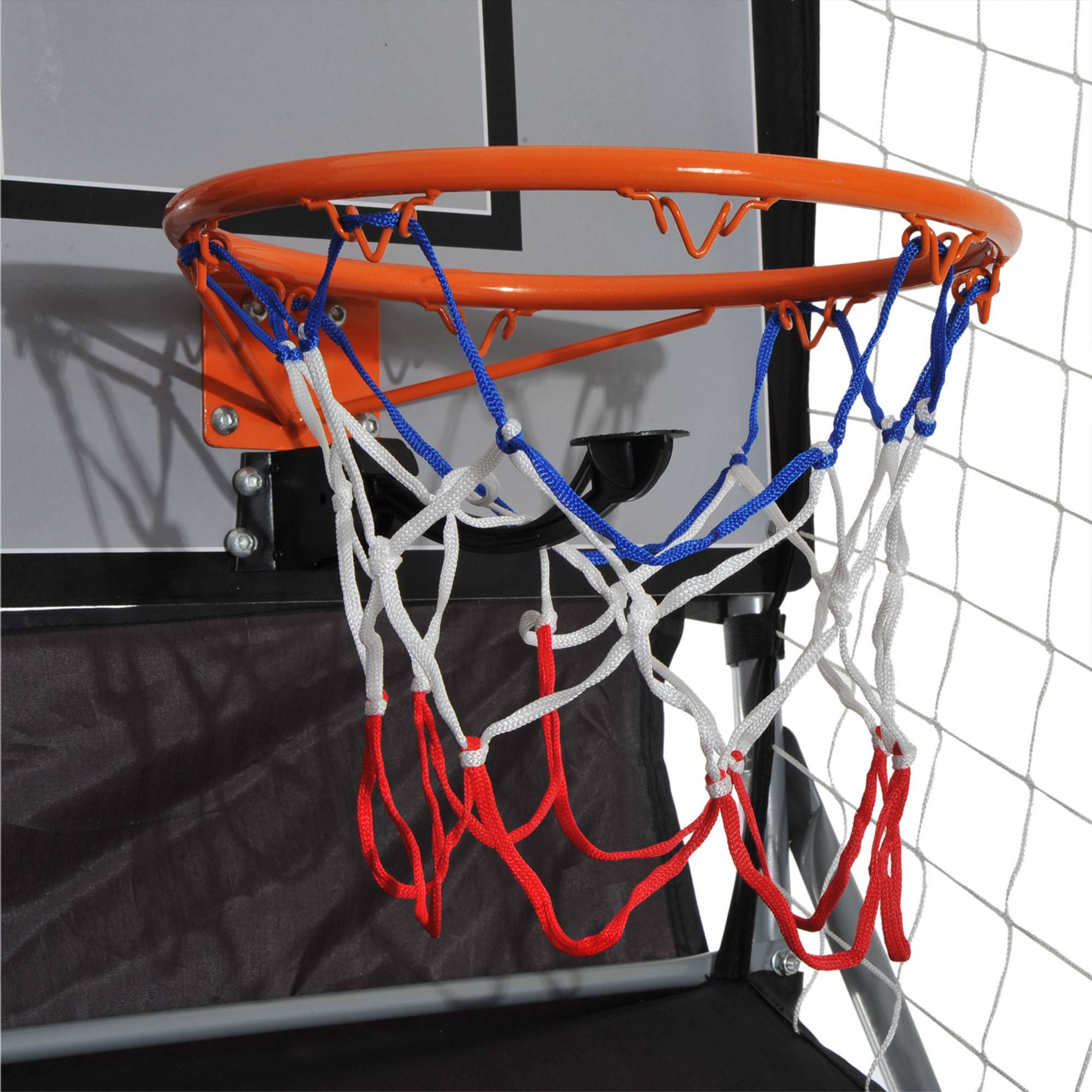 Jeu de Basketball Arcade Pliable à 2 Paniers avec Scoreur Électronique, 8 Modes de Jeu, 4 Ballons, 205 cm - Image 10