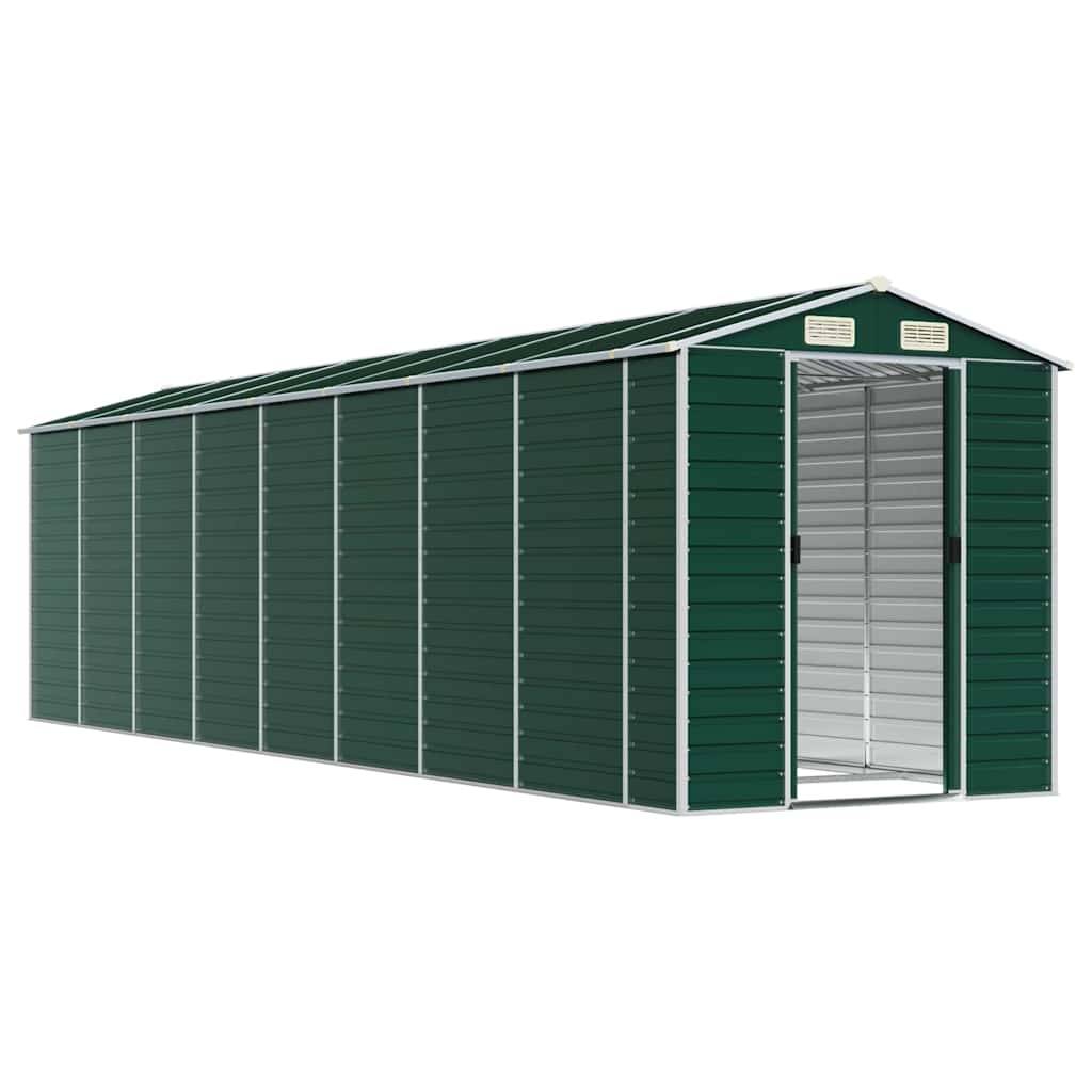 Vidaxl - Abri de jardin vert 191x725x198 cm acier galvanisé vidaXL 3188238 - Image 9
