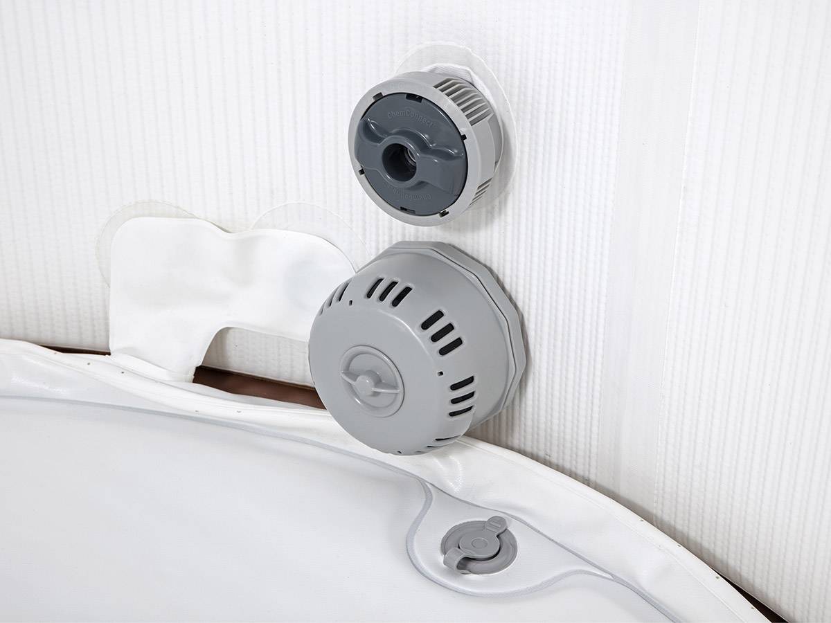 Bestway - Kit spa gonflable Bestway Lay-Z-Spa Helsinki rond Airjet 5/7 places + 6 filtres + 2 appuis-tête - Image 7