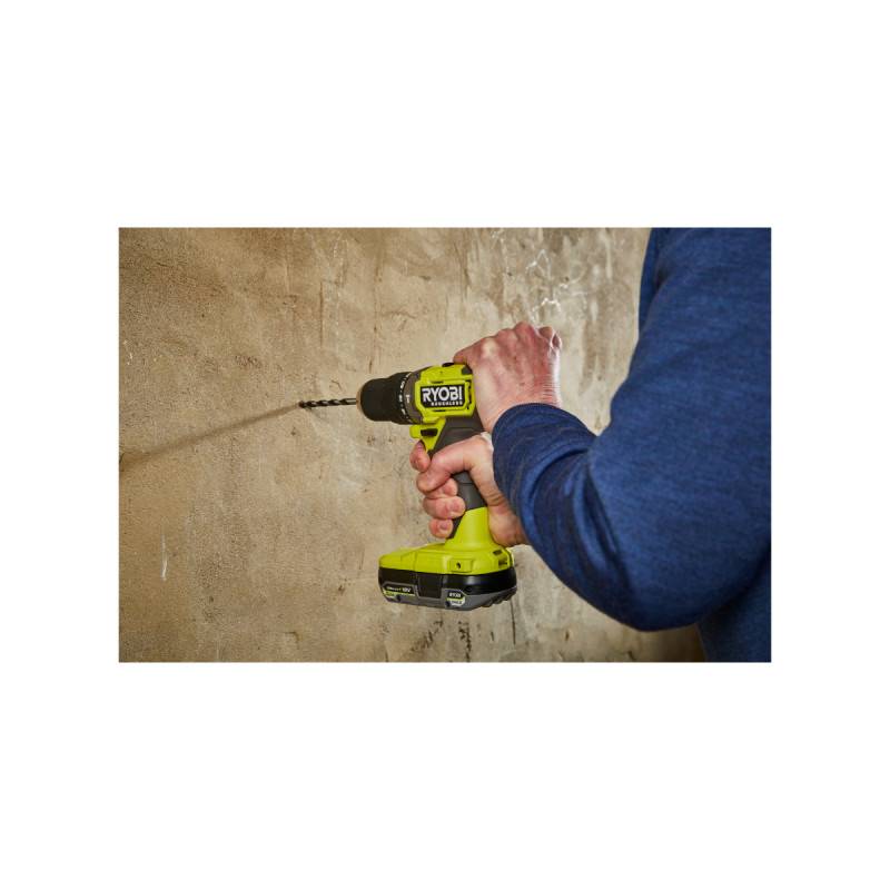 Ryobi - Perceuse-visseuse à percussion RYOBI 18V One+ Brushless - 1 batterie 4,0 Ah - 1 batterie 2.0 Ah - 1 chargeur - RPD18BL1-2C42S - Image 4