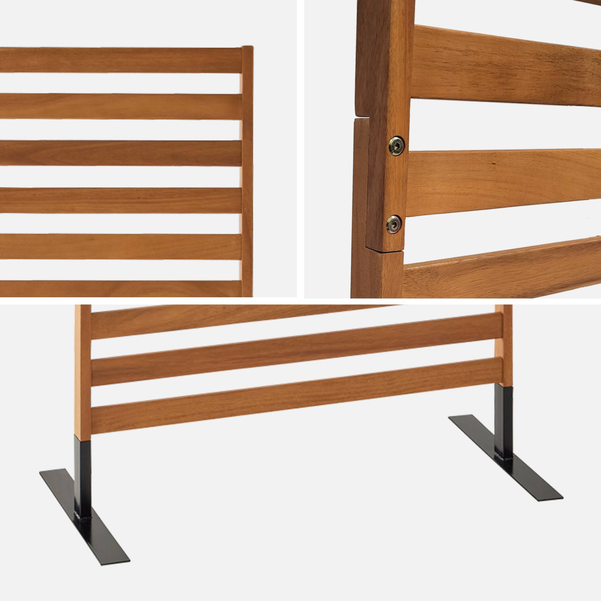 sweeek - Paravent extérieur en bois. 80cm. acacia. intérieur. extérieur  | sweeek - Image 6