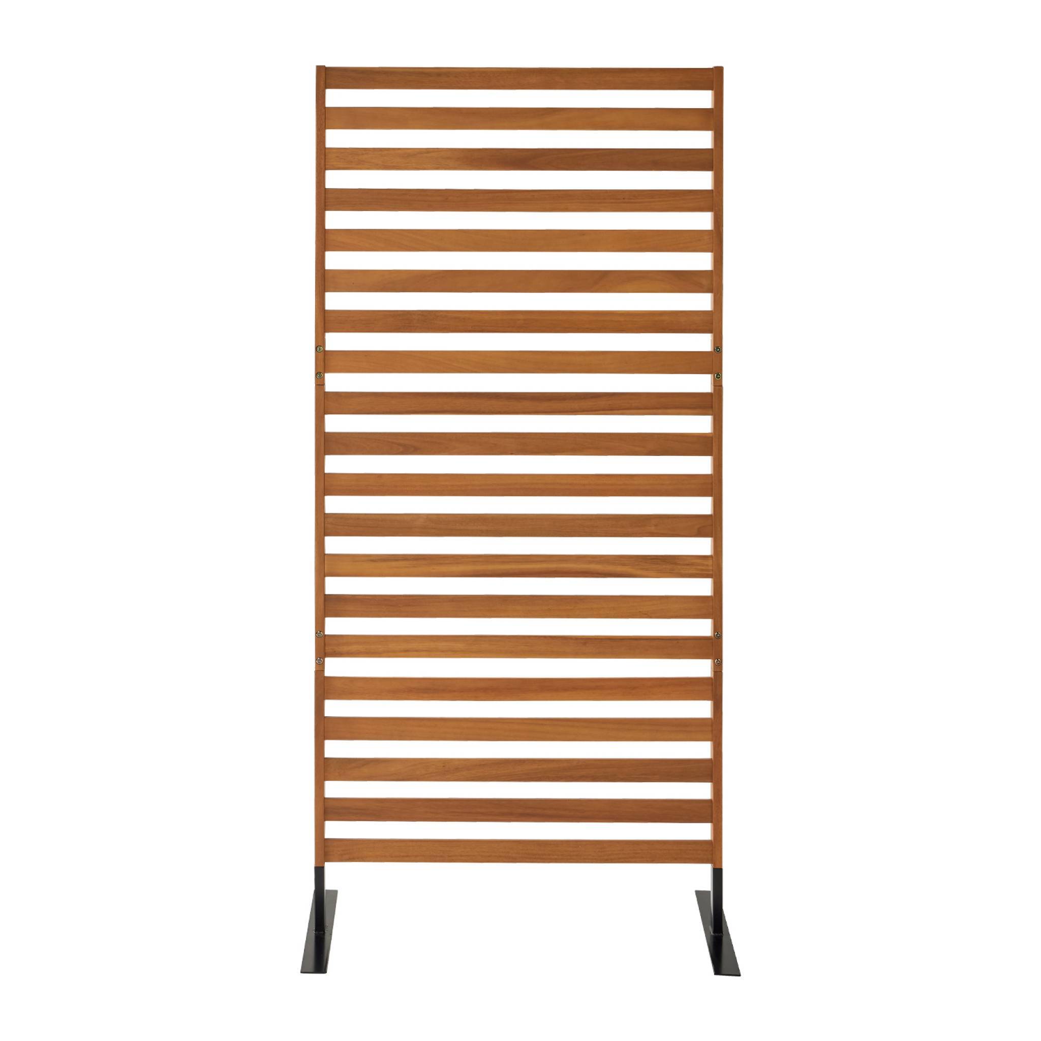 sweeek - Paravent extérieur en bois. 80cm. acacia. intérieur. extérieur | sweeek - Image 5