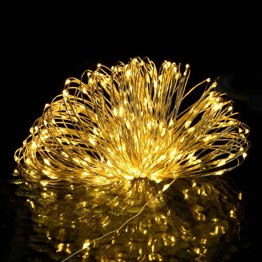 Guirlande Lumineuse LED Fil Cuivre 300 Lampes Télécommande Blanc Chaud 30m – ComfortXL Outdoor Living - Image 4
