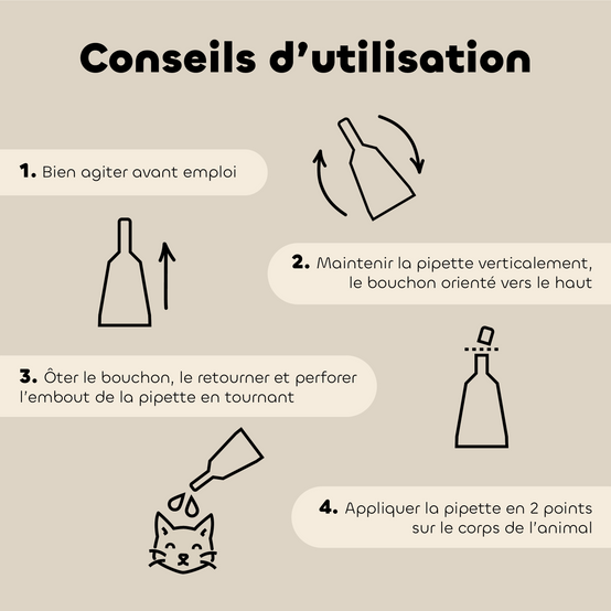 Pipettes pour chat ou chaton BIOVETOL : 3 x 1ml BIOVETOL - Image 3