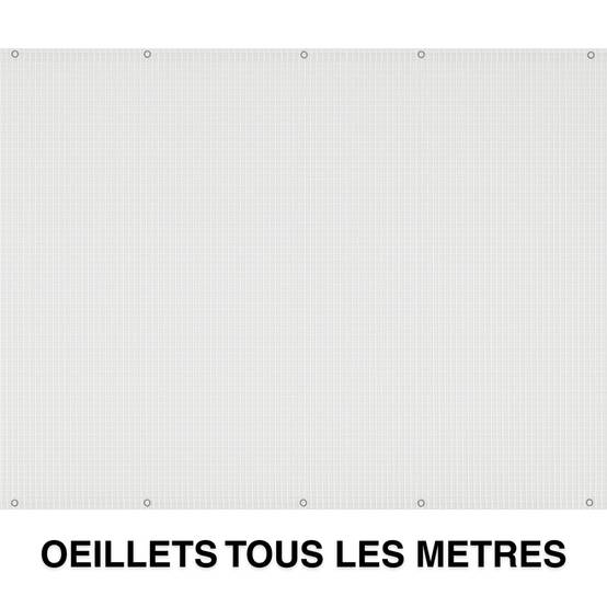 Bâche armée transparente 160g/m2 découpable 4 x 5 Translucide - Image 4