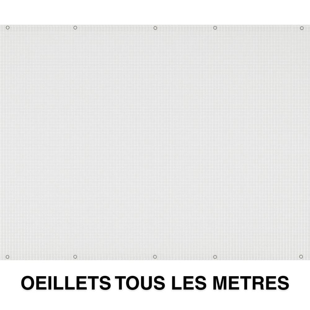 Bâche armée transparente 160g/m2 découpable 4 x 5 Translucide - Image 4