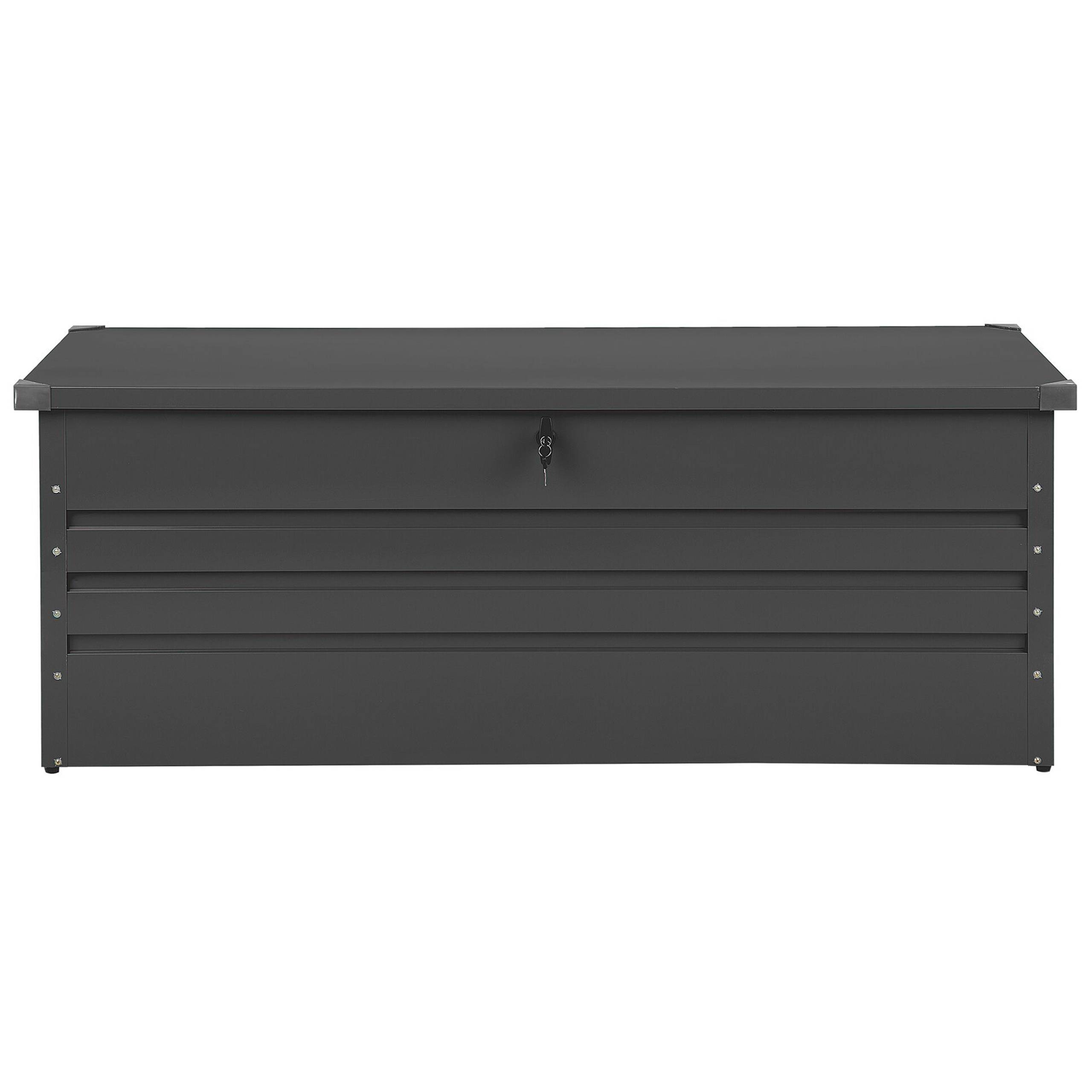Coffre Acier Gris graphite CEBROSA - Beliani - Image 6