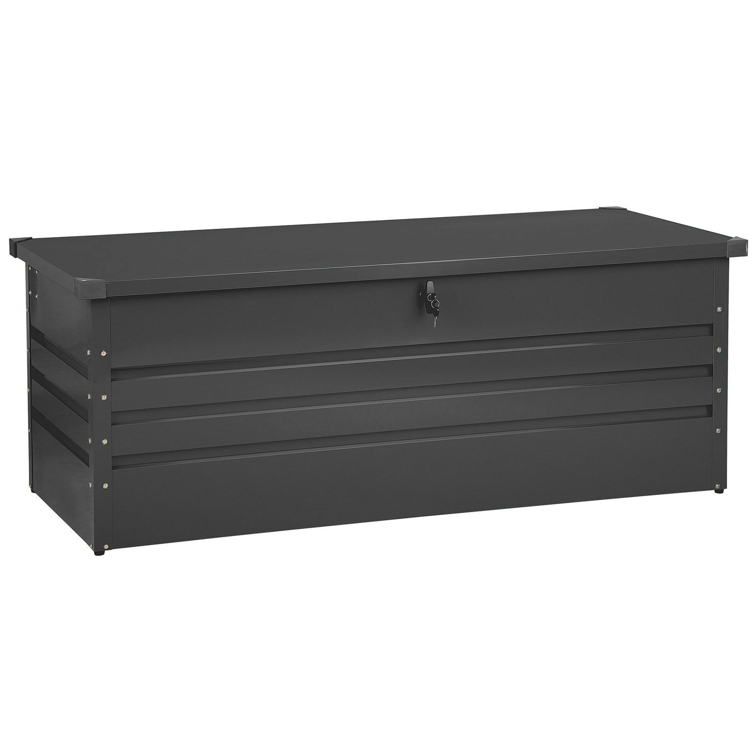 Coffre Acier Gris graphite CEBROSA - Beliani - Image 3