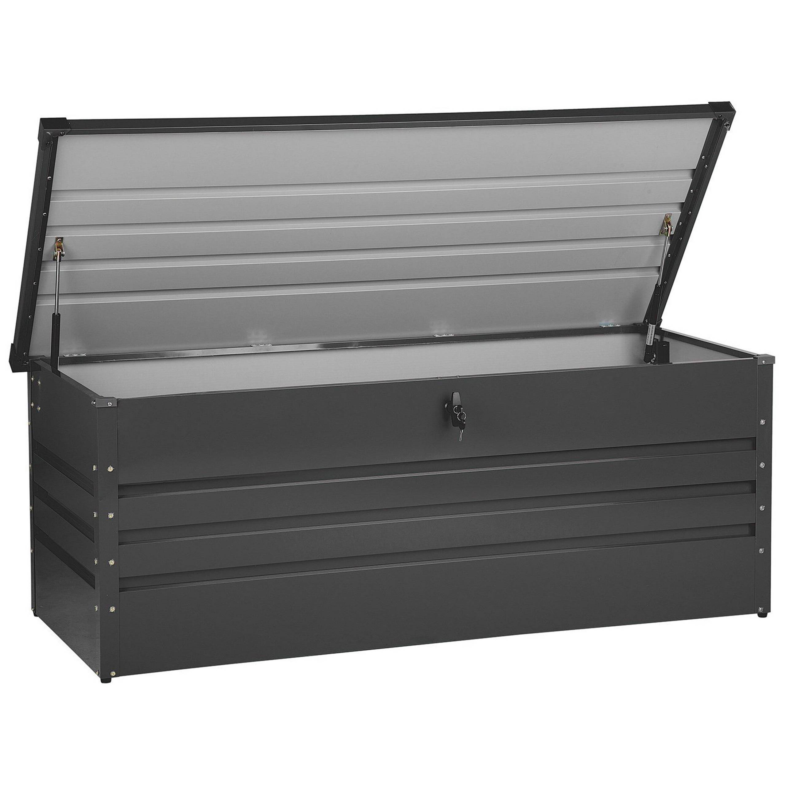 Coffre Acier Gris graphite CEBROSA - Beliani - Image 1
