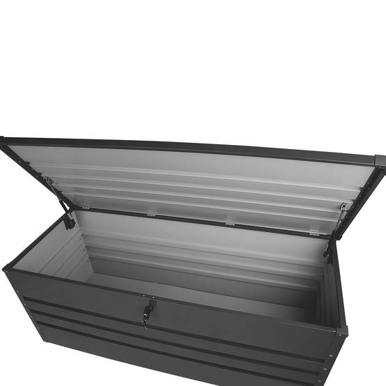 Coffre Acier Gris graphite CEBROSA - Beliani - Image 4