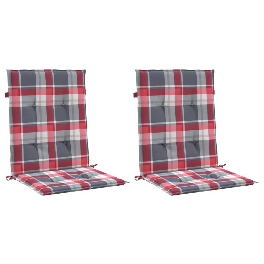 Coussins de chaise de jardin à dossier bas lot de 2 | Coussins d'extérieur Maison Chic - Image 3