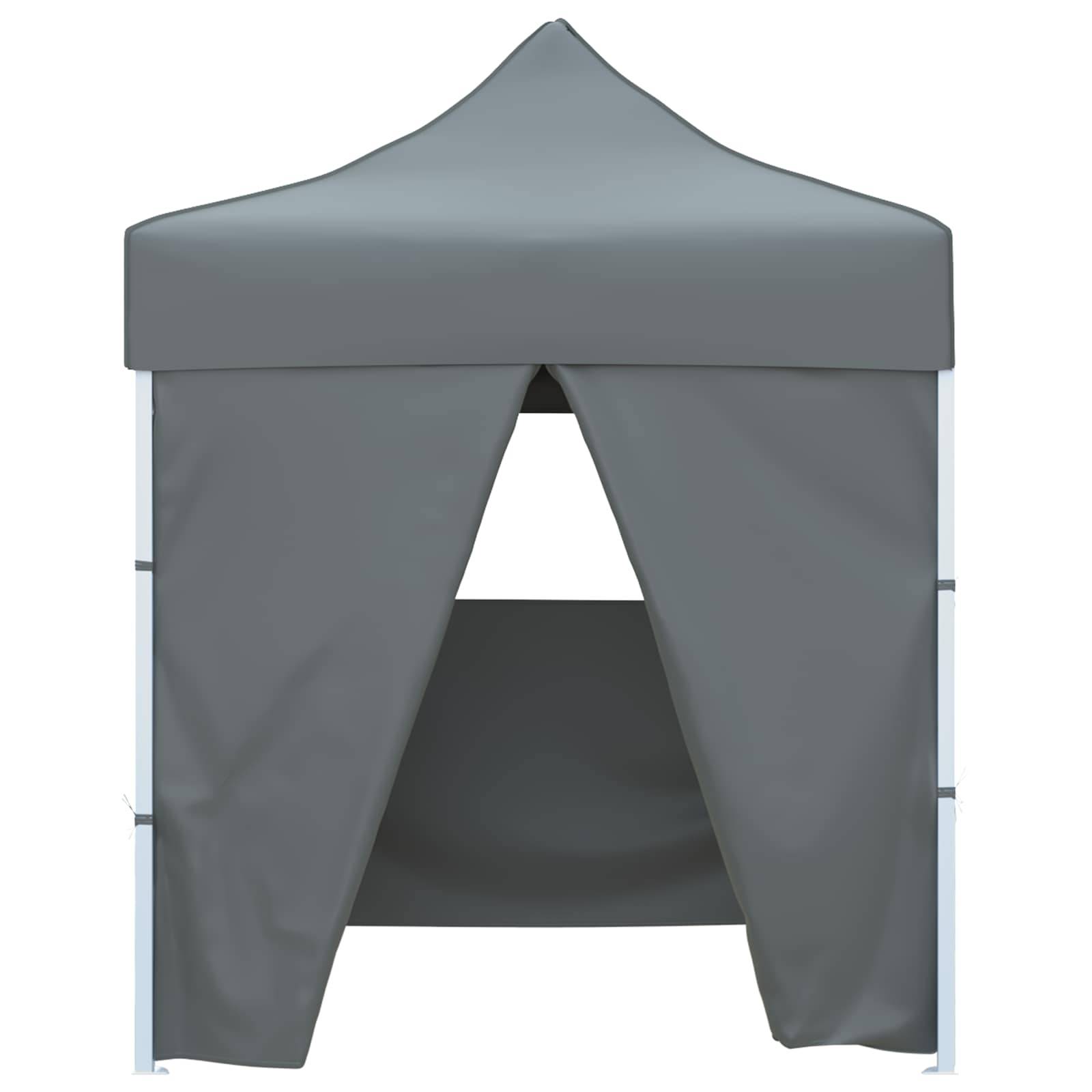 ComfortXL - Tente de réception pop-up Oxford jardin pliable réglable 200x200cm anthracite - ComfortXL Outdoor Living - Image 3