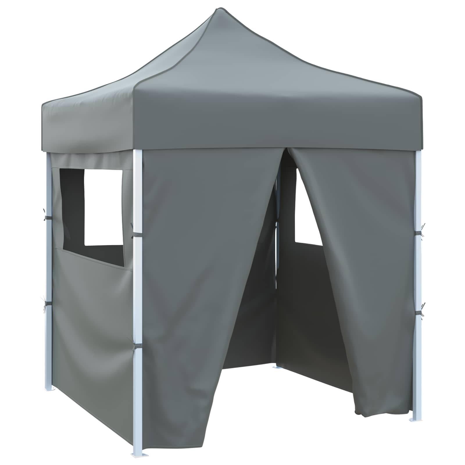 ComfortXL - Tente de réception pop-up Oxford jardin pliable réglable 200x200cm anthracite - ComfortXL Outdoor Living - Image 1