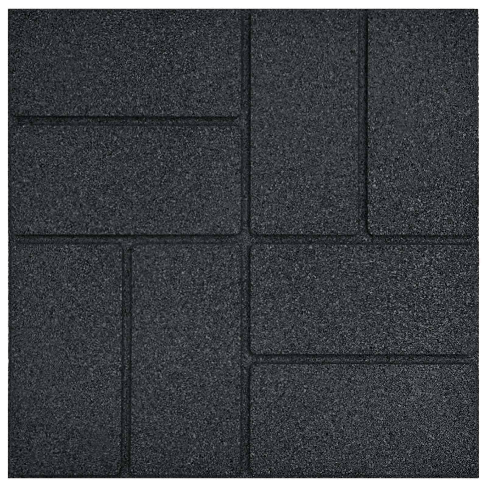 PANGIVO - Pierres de marche caoutchouc noir 40.5 x 40.5 x 2 cm - PANGIVO - Image 6