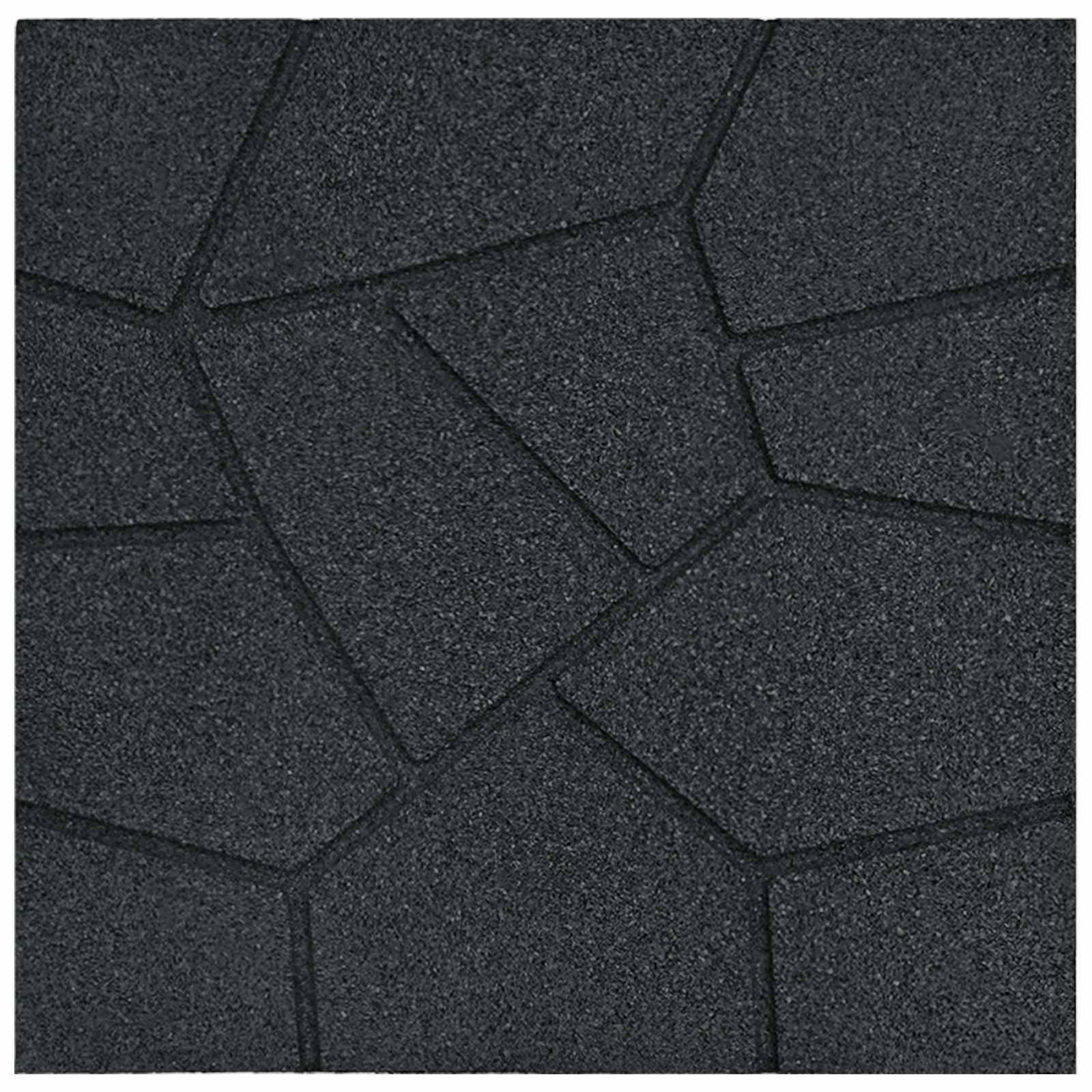 PANGIVO - Pierres de marche caoutchouc noir 40.5 x 40.5 x 2 cm - PANGIVO - Image 5