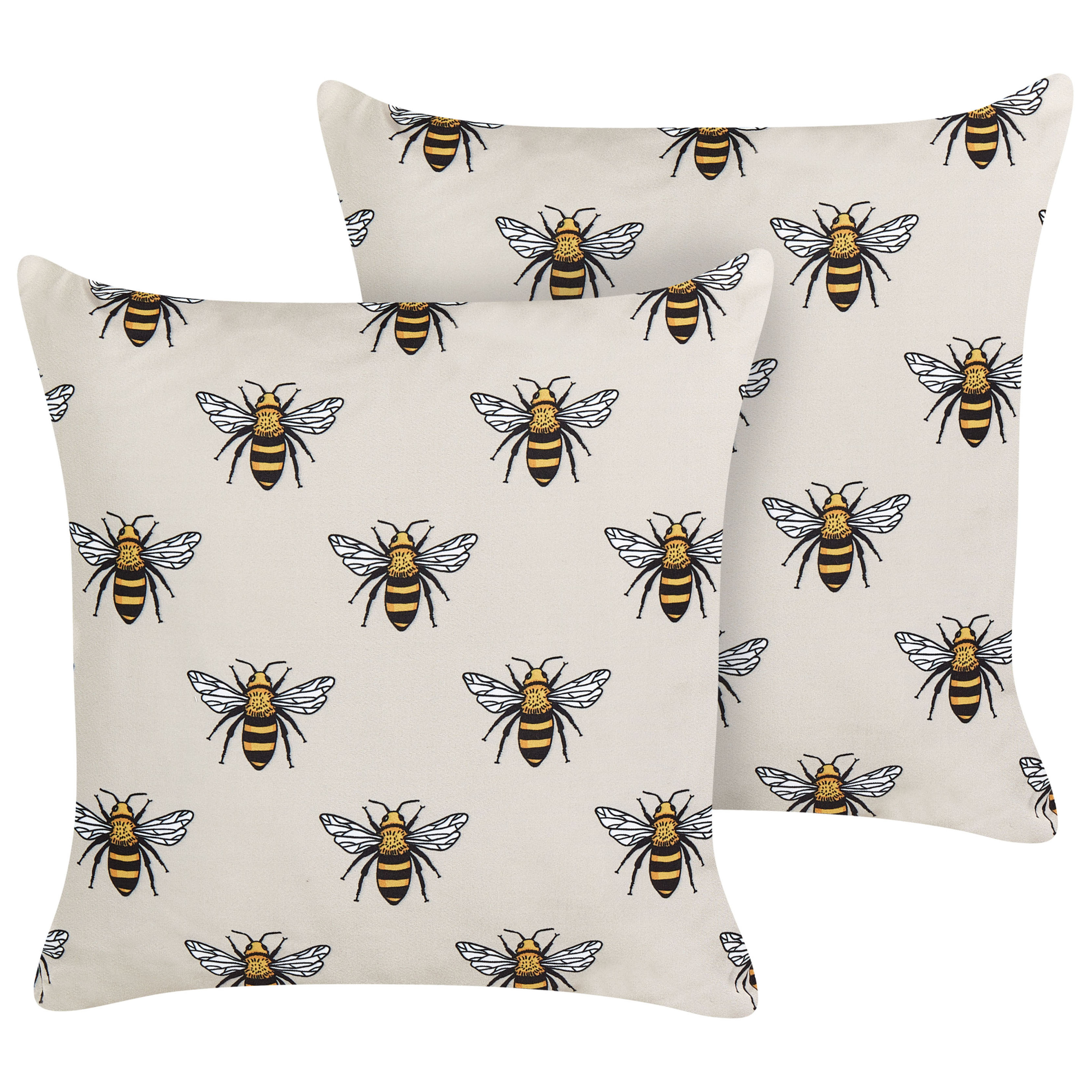 Beliani - Coussin d'extérieur Polyester Beige CANNETO - Beliani - Image 2