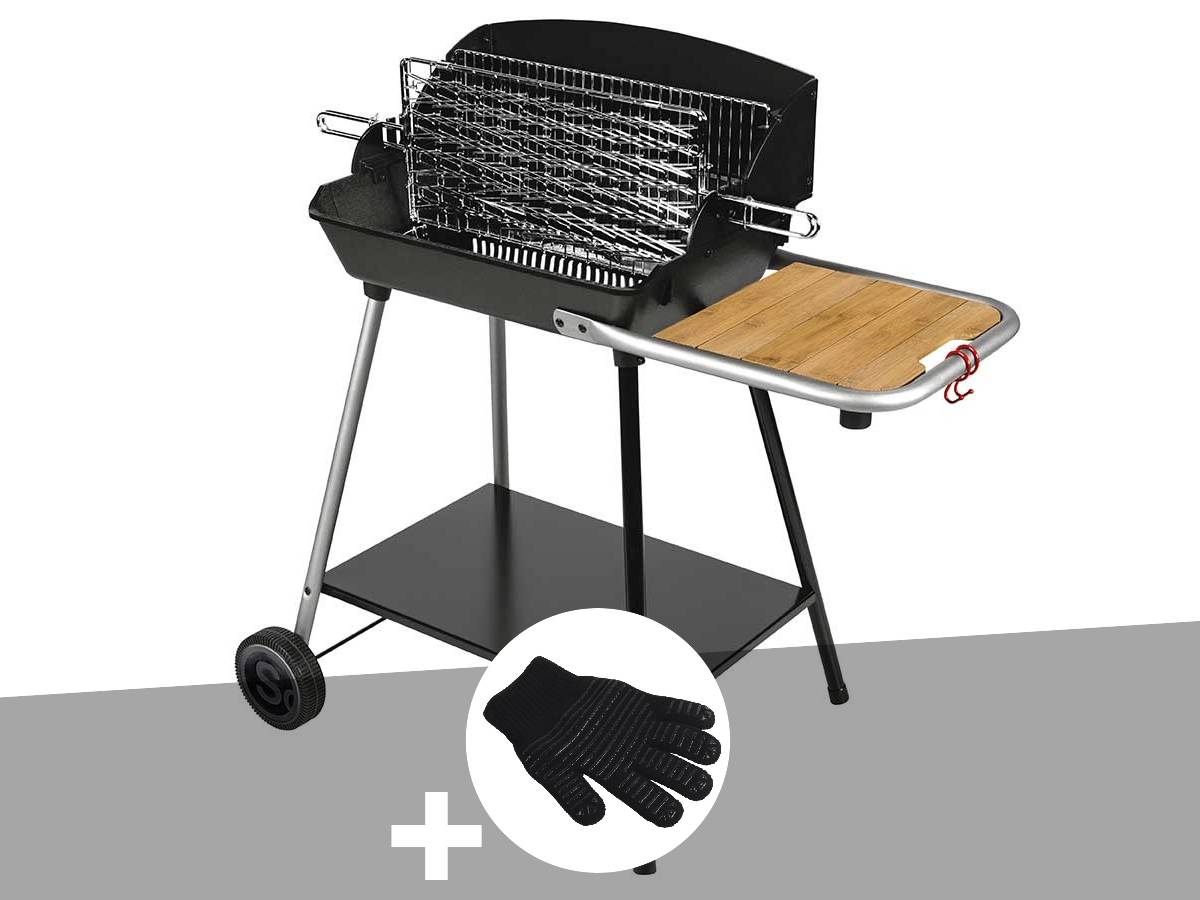 Somagic - Barbecue Horizontal et Vertical Excel Grill + Gant de protection - Somagic - Image 1