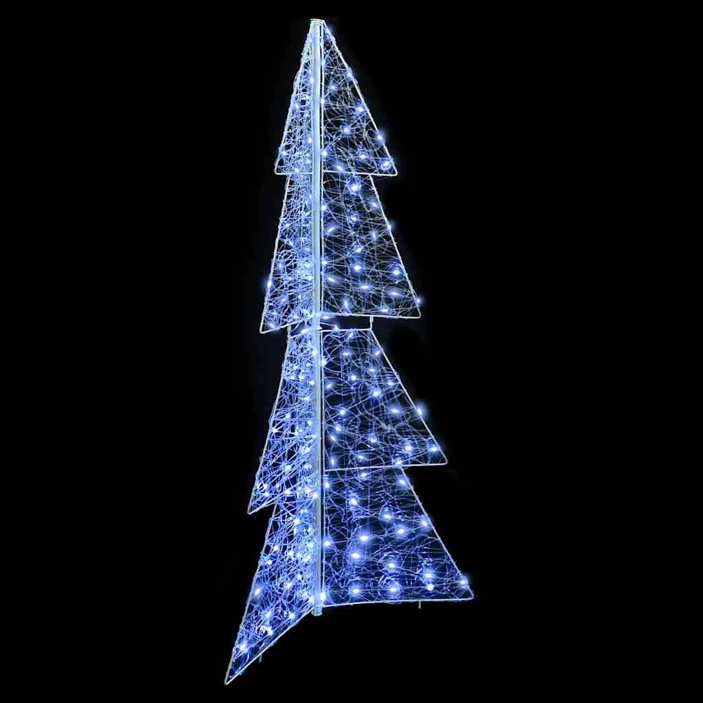 Sapin de Noël | Arbre de Noël avec 160 LED Blanc Froid 150 cm Acrylique Maison Chic - Image 5