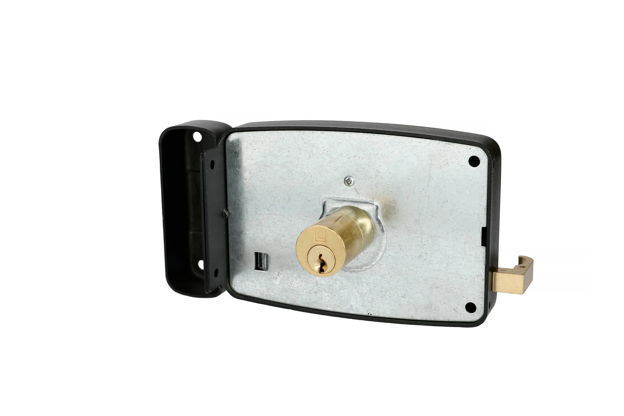 Serrure monopoint en applique ERCY 5 goupilles 5G horizontal tirage gauche cylindre de 50mm - HERACLES - C5-501213-2 - Image 3