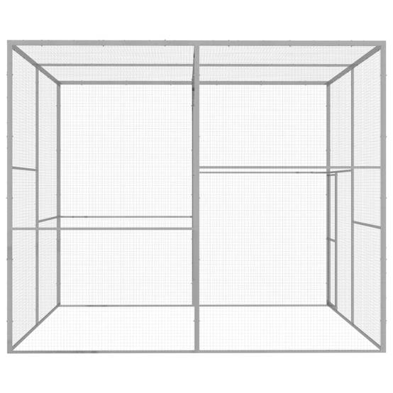 Cage pour chat - Cage extérieur/intérieur 3x3x2,5 m Acier galvanisé - Image 3