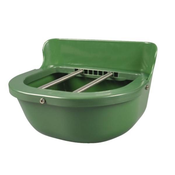Mangeoire verte pour poulain, verte