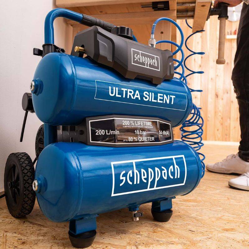 Scheppach - Compresseur SCHEPPACH HC20Si-TWIN 20L - 750W - 5906145901 - Image 2