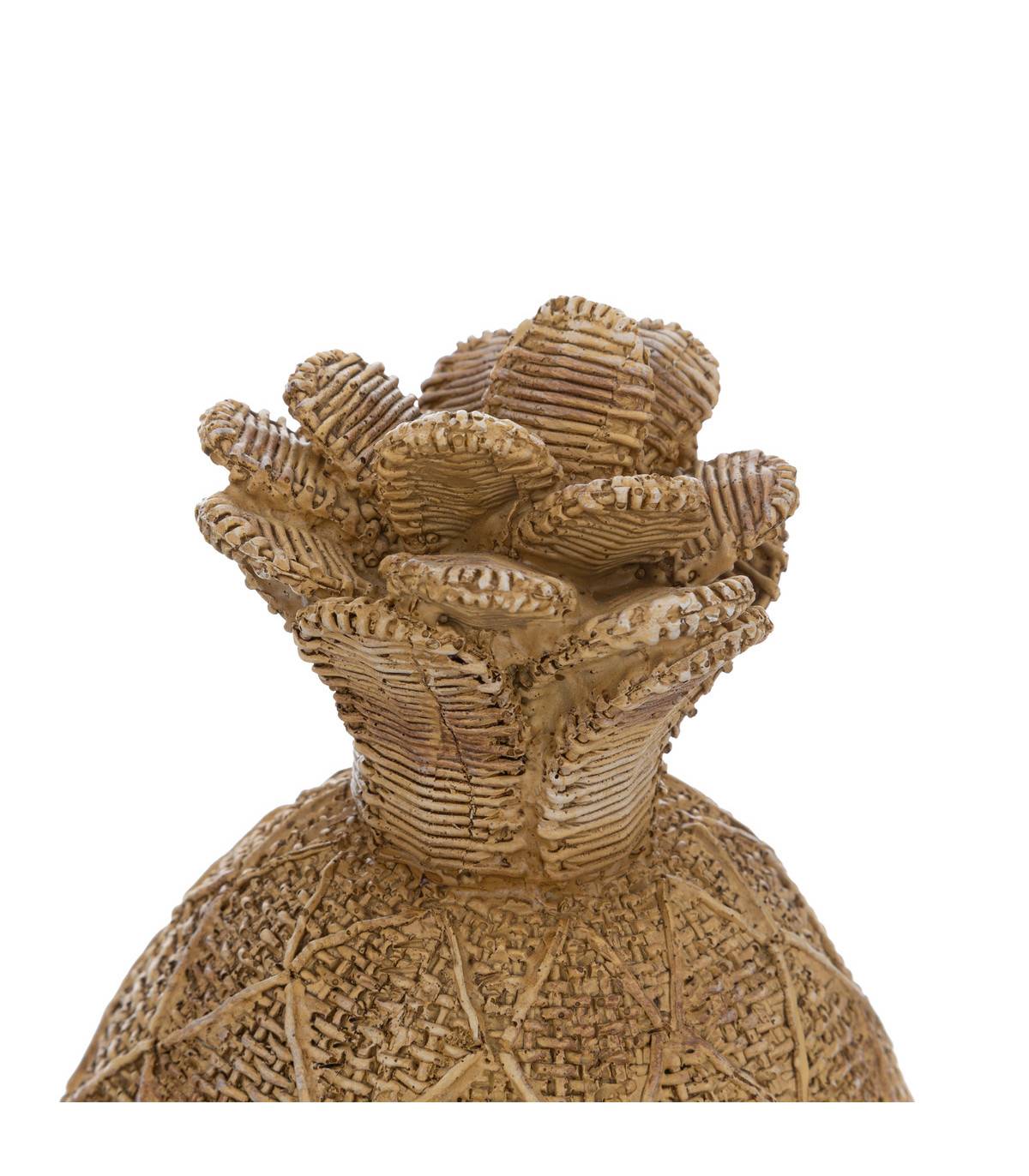 Ananas déco en résine D 14,5 x H 28 cm - Image 2